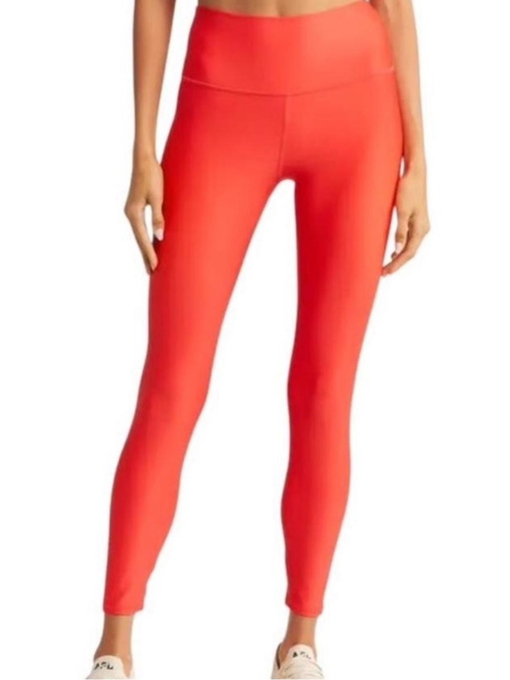 ALO Yoga Coral-Red High-Waist Airlift Leggings